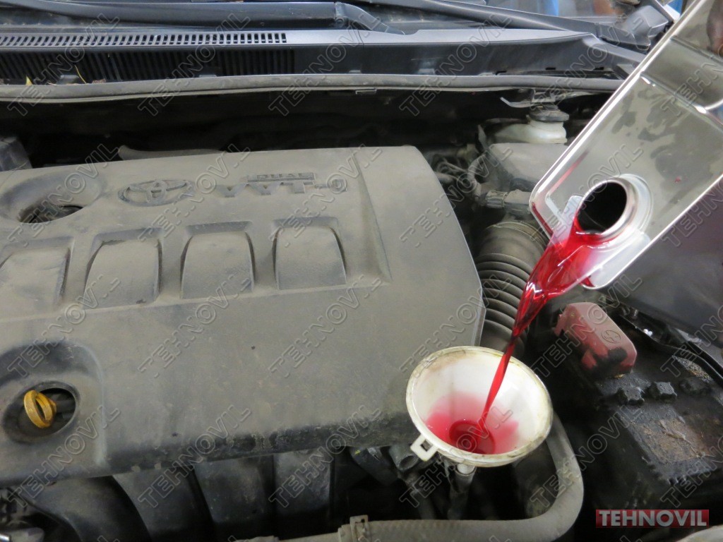 Замена масла в АКПП Toyota RAV4